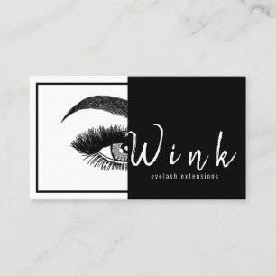 Wenkbrauwen & Wimpers Studio Salon Visitekaartje