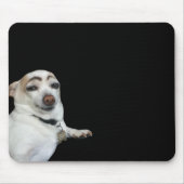 Wenkbrauwhond meme Muismat (Voorkant)