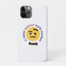 Wenkbrauwsass: Een Opgetrokken Wenkbrauw Doet Wond Case-Mate iPhone Case