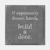 Wenn Gelegenheit nicht klopft Magneet (Voorkant)