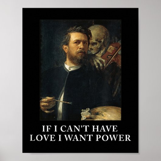 Wenn Ich Keine Liebe Haben Kann, Will Ich Macht Mi Poster (Voorkant)