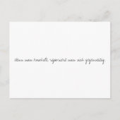 Wenn man kuschelt, repariert man sich gegenseitig. briefkaart (Voorkant)