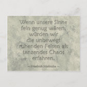 Wenn unsere Sinne Briefkaart (Voorkant)