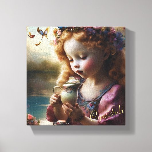 Wens 2 voor thee canvas afdruk (Voorkant)