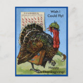  wens dat ik de Thanksgiving van Turkije zou kunne Feestdagenkaart (Voorkant)