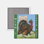  wens dat ik de Thanksgiving van Turkije zou kunne Magneet (Voorkant / Achterkant)