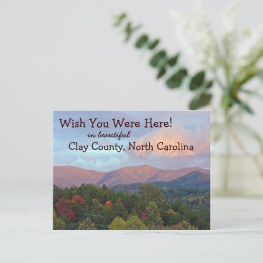 Wens dat je hier was briefkaart (Staand voorkant)