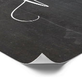 wens dat u hier bent als huwelijksherdenkingsbord  poster (Hoek)