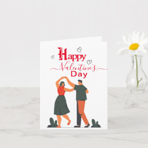 Wens een gelukkige Valentijnsdag. Kaart