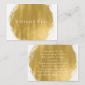 Wens een goede gouden verf look informatiekaartje (Voorkant / Achterkant)