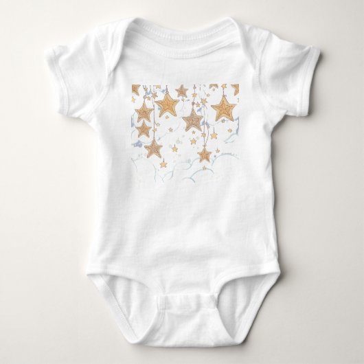 Wens een Ster Baby Body'suit Romper (Voorkant)