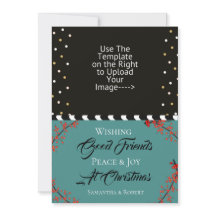 Wens goede vrienden vrede en vreugde met Kerstmis