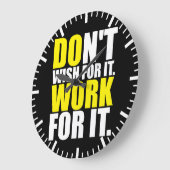 Wens het niet. Werk ervoor. - MOTIVATIE Grote Klok (Hoek)