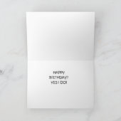 WENS IK U EEN GELUKKIGE VERJAARDAG! ZEKER WETEN! KAART (Binnen)