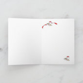 Wens je aanwezigheid onder de kerstboom feestdagen kaart (Binnen)