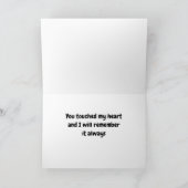 WENS JE **ALLEBESTE** EN VAARWEL KAART (Binnen)