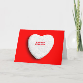 WENS JE BEER WAS FEESTDAGEN KAART