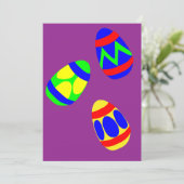 Wens je een ei-extra speciale Pasen plat Feestdagenkaart (Staand voorkant)