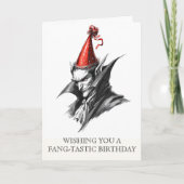 Wens je een fantastische verjaardag Vampire Kaart (Voorkant)