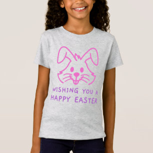 Wens je een gelukkig Kinder Shirt voor paashaas