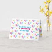 Wens je een geweldige verjaardag Kaart (Gele Bloem)