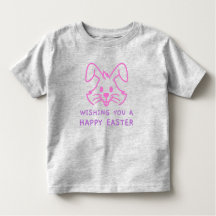 Wens je een Happy Easter Bunny Peuter Shirt