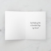 Wens je een mooie dag vriend |  paard kaart (Binnen)