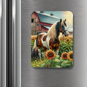 Wens je een mooie dag vriend    paard magneet