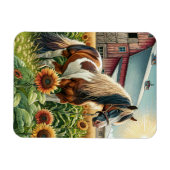 Wens je een mooie dag vriend |  paard magneet (Horizontaal)