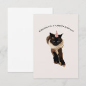 Wens je een perfecte verjaardagskaart bedankkaart (Voorkant / Achterkant)