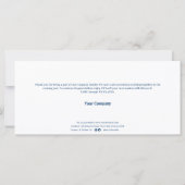 Wens je een seizoen van groei, Joy Blue Flat Kaart (Achterkant)