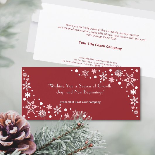 Wens je een seizoen van groei, Joy Flat Kaart