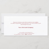 Wens je een seizoen van groei, Joy Flat Kaart (Achterkant)