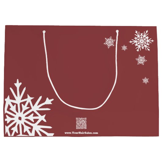 Wens je een seizoen van schoonheid en vreugde papi groot cadeauzakje (Achterkant)