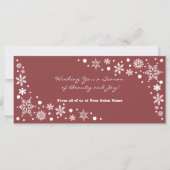 Wens je een seizoen van schoonheid en vreugde plat (Voorkant)