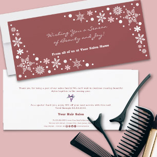 Wens je een seizoen van schoonheid en vreugde plat