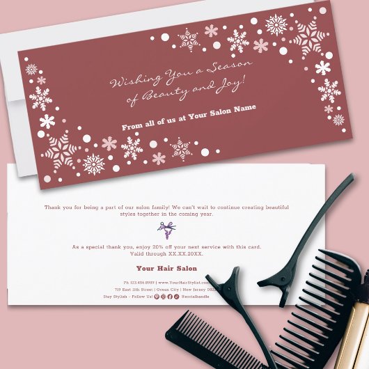 Wens je een seizoen van schoonheid en vreugde plat