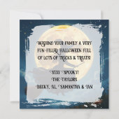 Wens je een slechte Halloween | heks Kaart (Achterkant)