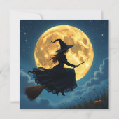 Wens je een slechte Halloween | heks Kaart (Voorkant)