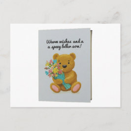 "Wens je een snel herstel" Briefkaart