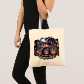 Wens je een spookachtige avond Halloween Tote Bag (Voorkant (product))