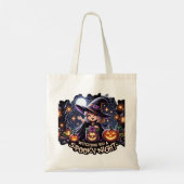 Wens je een spookachtige avond Halloween Tote Bag (Achterkant)
