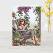 Wens je een verjaardag vol liefde kaart (Gele Bloem)