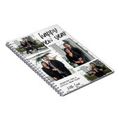 Wens je een vreugdevol nieuwjaar Spiral Photo Noti Notitieboek (Rechterzijde)