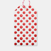 Wens je feestdag? | Rood Waterverf Gift Label Cadeaulabel (Achterkant)