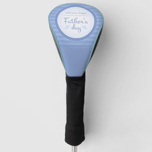 wens je geluk met je vaders dag golfheadcover