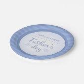 wens je geluk met je vaders dag papieren bordje (Gekanteld)