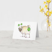 Wens je geluk met St. Patrick's Day kaart (Gele Bloem)