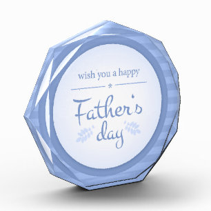 Wens je gelukkige vaders dag tekst blauw fotoblokken