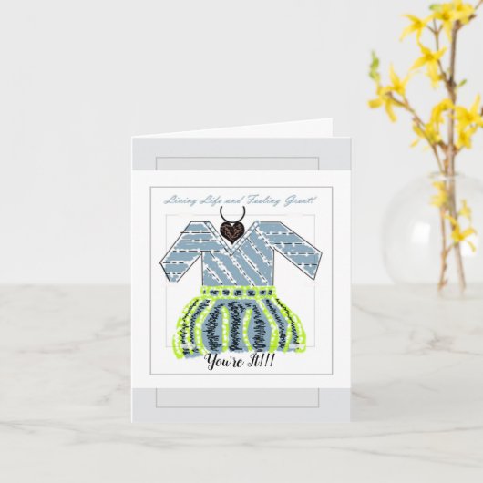 Wens je groet kaart (Gele Bloem)